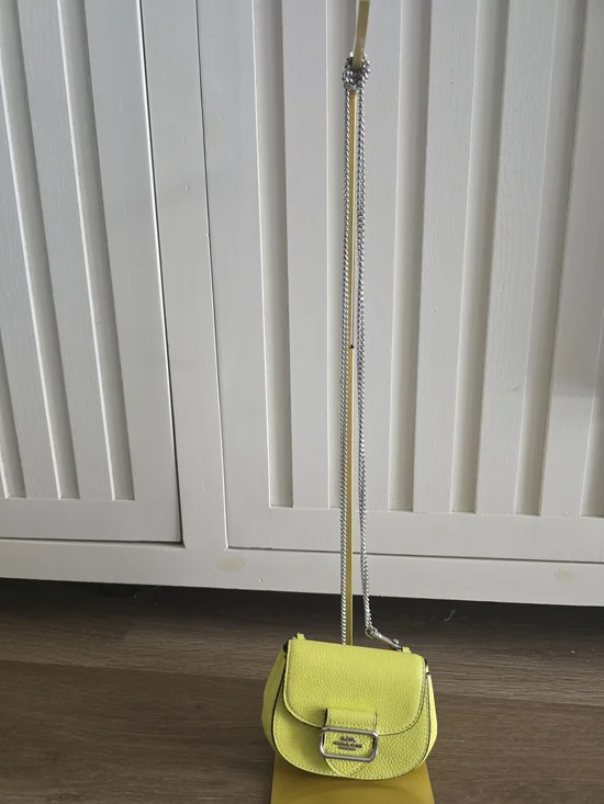 Coach Morgan Card Case on a Chain -  "Bright Yellow" or "Citrine" - Picture 10 of 11